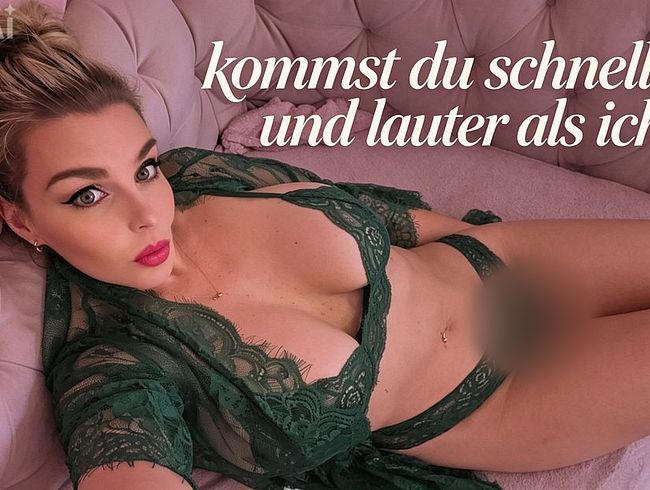 Wer kommt schneller – und wer wird lauter?