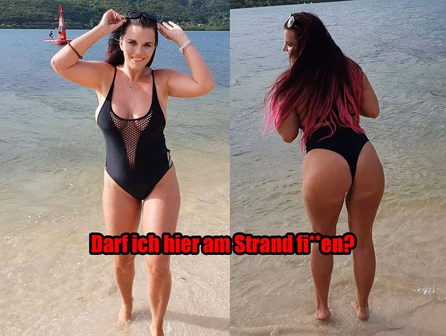 aische per***s Porno Video: Darf ich hier am Strand fi**en?